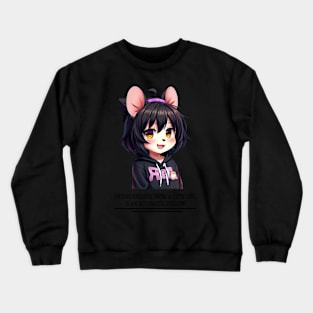 Cute Girl Crewneck Sweatshirt